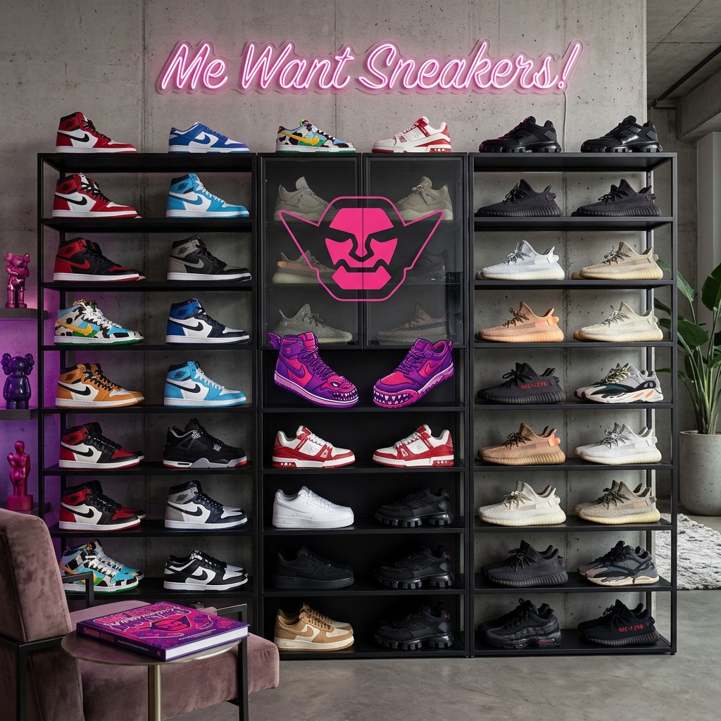 Sneakers Monsters page artwork