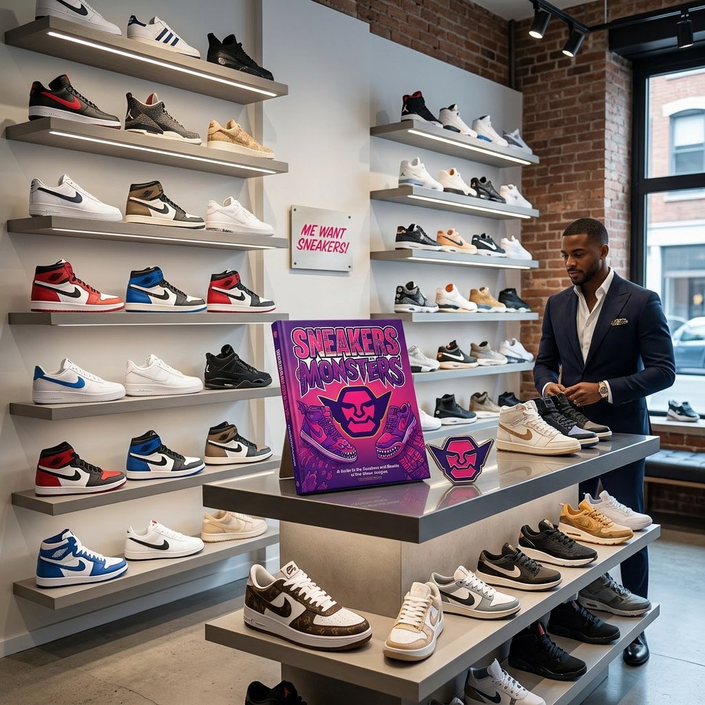 Sneakers Monsters page artwork