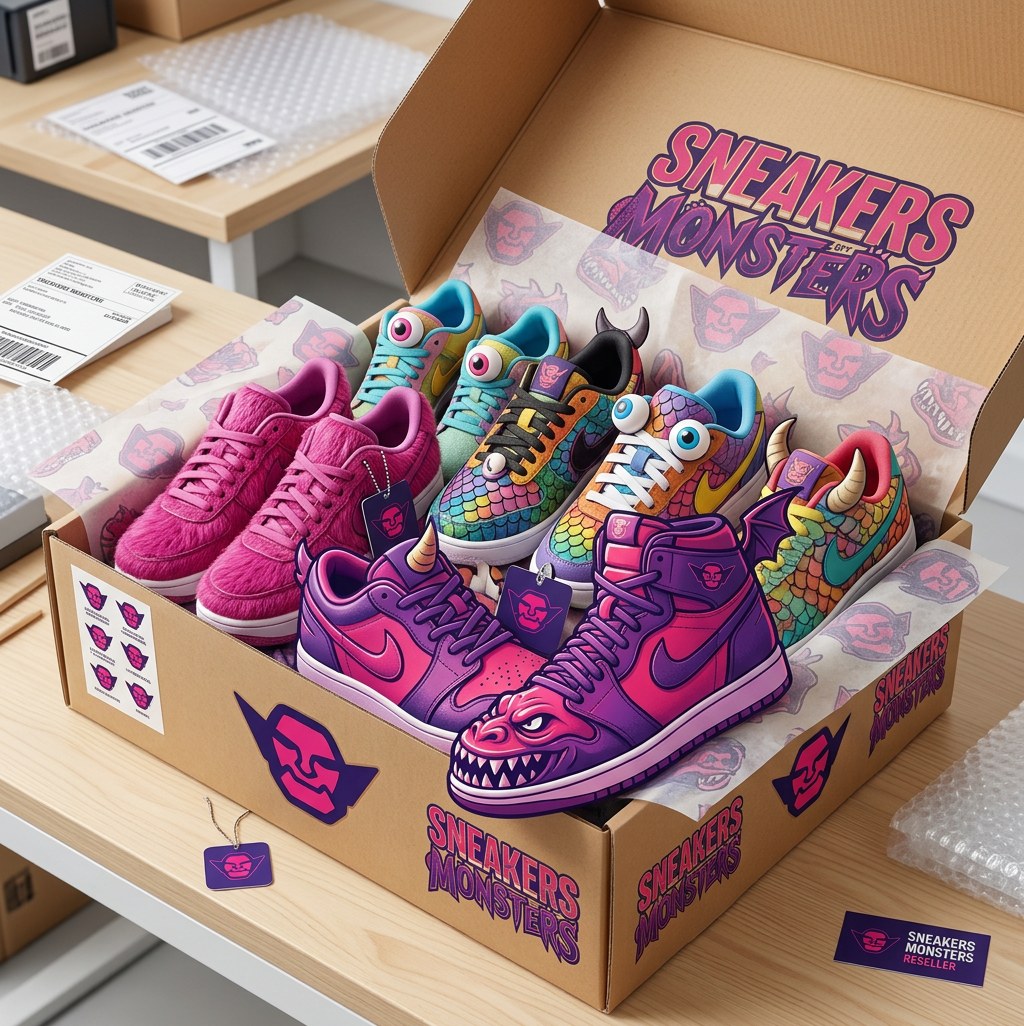Sneakers Monsters page artwork